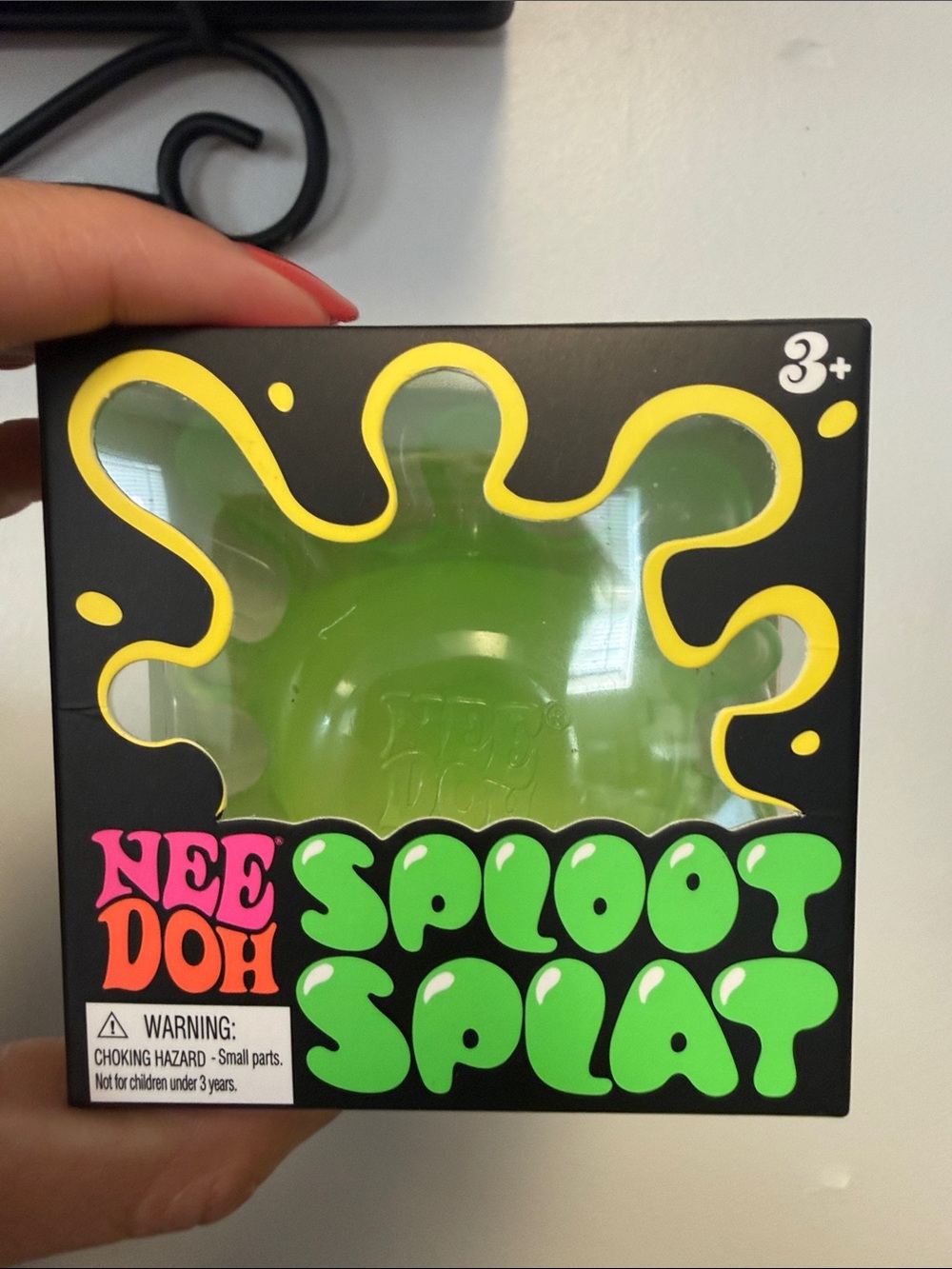 Needoh Sploot Splat Green Stress Ball Toy
